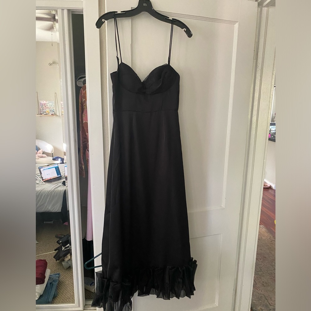 Brand new Lulus black midi tulle dress!